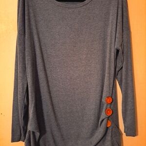 Women's side button tunic